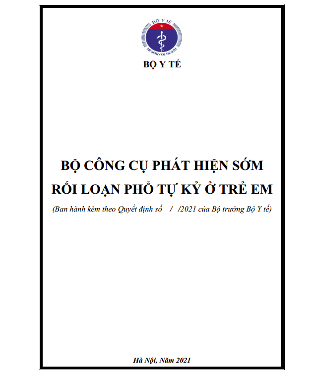 download bộ công cụ phát hiện sớm rối loạn phổ tự kỷ ở trẻ em