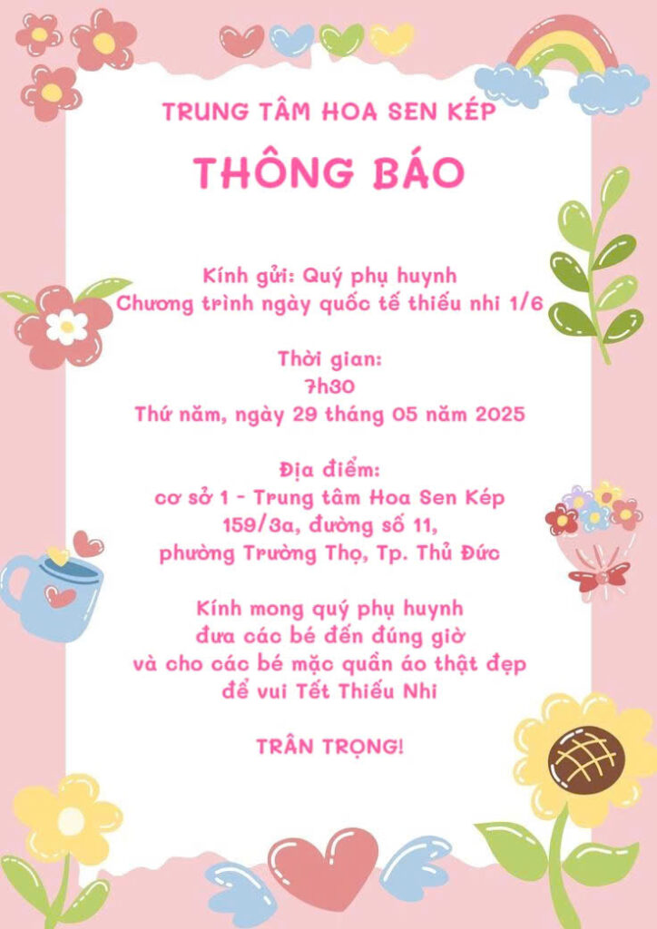 ngay quoc te thieu nhi 724x1024 - Thông Báo Event 1.6